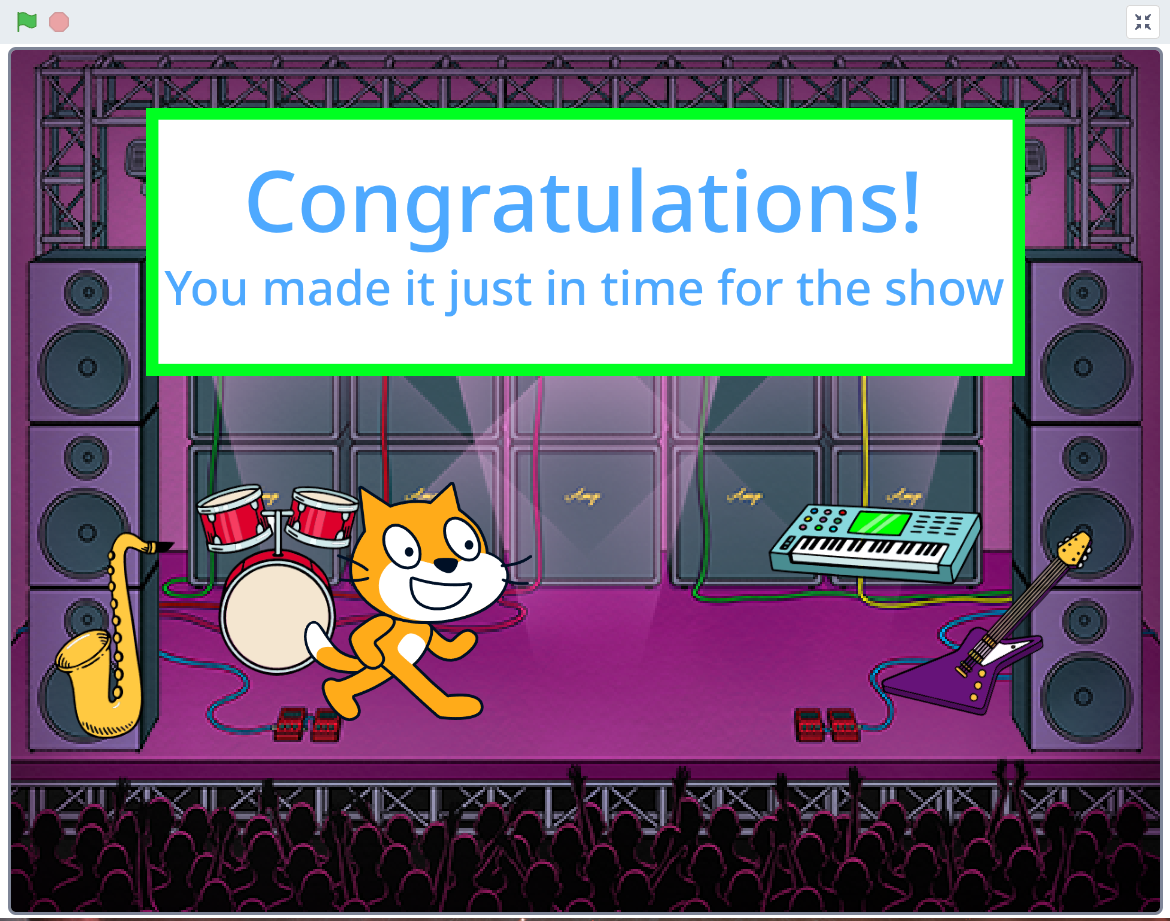 The Show Must Go On - Scratch Programming Project